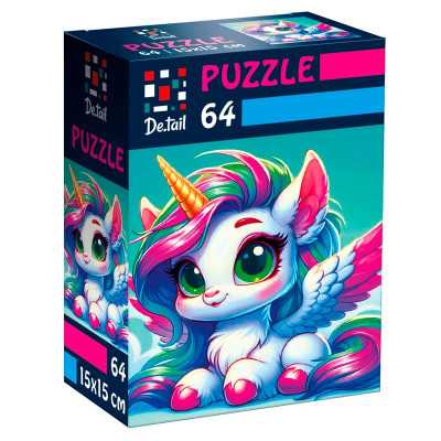 Пазли Vladi Toys De.tail Замріяна єдиноріжка 64 деталі DT1234-01