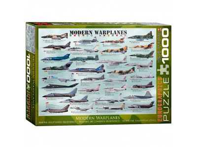 Пазли 1000шт. Сучасні військові літаки 6000-0076