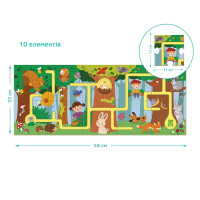 Пазл-лабіринт DoDo «Моя подорож лісом» 10 елементів 300585
