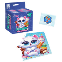 Пазли Vladi Toys "Біле кошенятко" із сквіш-сюрпризом VT8030-03