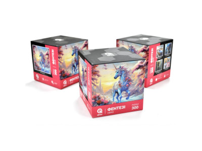 Пазли qbee "Коник Єдиноріг" 300 елементів QB500-008