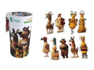 Пазли "Кумедні тварини" 13579