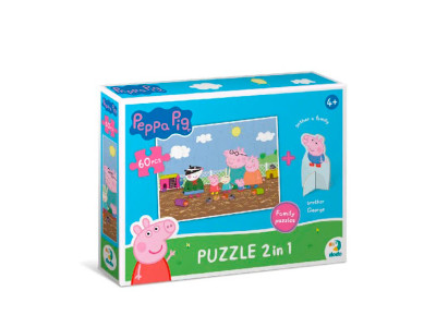 Пазл на 60 елементів з фігуркою «Peppa Pig» 200122