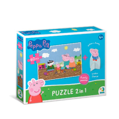 Пазл на 60 елементів з фігуркою «Peppa Pig» 200122