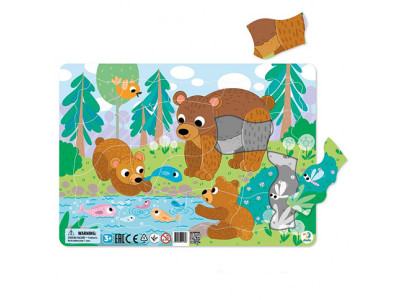 DODO Пазл з рамкою "Ведмежата" R300221