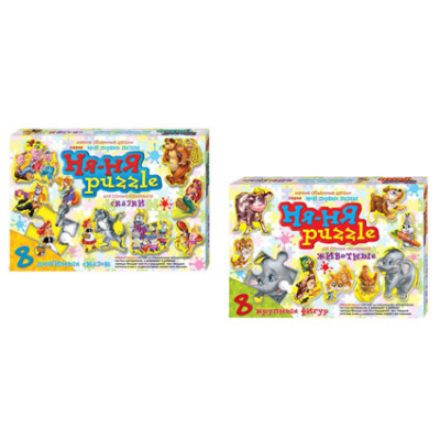 М'який "Ня-ня" пазл "Тварини" DankoToys 2596