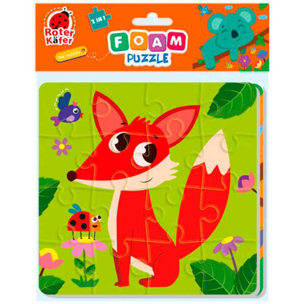 Мякі пазли Vladi Toys Foam puzzles 2in1 "The Fuzzies" з тваринами RK6050-01