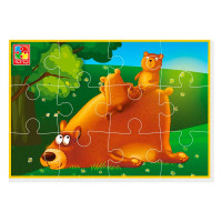 М'які пазли Vladi Toys А5 Малюк зможе "Ведмежата" фомові VT1103-98