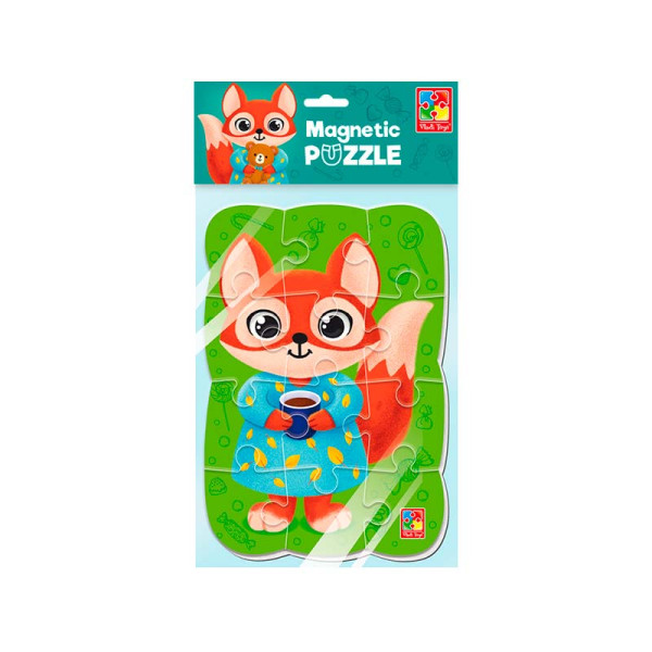 М'які пазли Vladi Toys "Лисиця" магнітні VT3205-92