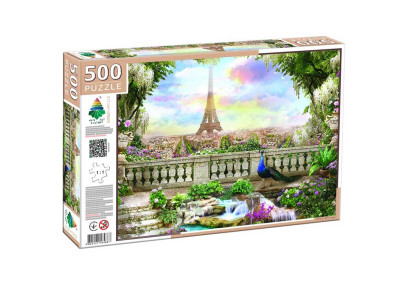 Пазли 500 "Вид на Ейфелеву вежу" Ен.4887