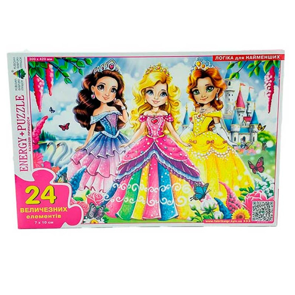 Пазл Енергія Плюс Казкові принцеси 24 елементів Ен.8267
