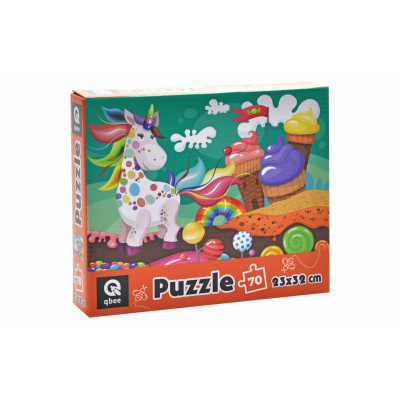 Пазли qbee "Єдиноріг та солодощі" 70 елементів QB400-009 Пазли qbee "Єдиноріг та солодощі" 70 елементів QB400-009