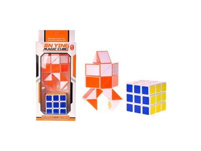 Кубик Рубіка зі змійкою в коробці 26*11*7см T1110_Orange