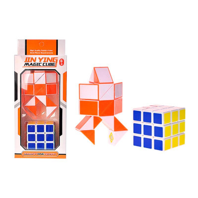 Кубик Рубіка зі змійкою в коробці 26*11*7см T1110_Orange