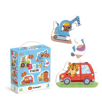 Пазл Dodo Baby puzzle Транспорт 4 в 1 300685