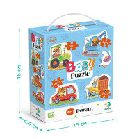 Пазл Dodo Baby puzzle Транспорт 4 в 1 300685