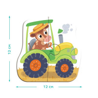 Пазл Dodo Baby puzzle Транспорт 4 в 1 300685