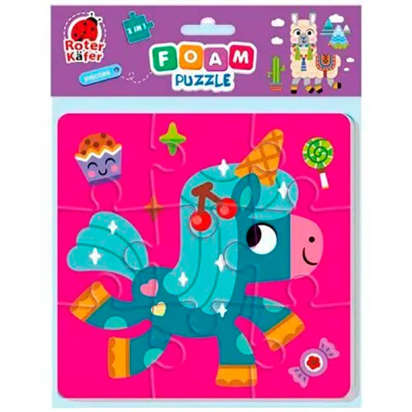 Пазли Vladi Toys Foam puzzles 2in1 "Unicorn" фомові RK6050-02 Пазли Vladi Toys Foam puzzles 2in1 "Unicorn" фомові RK6050-02