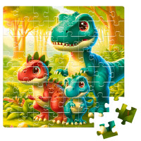 Пазли Vladi Toys De.tail Веселі динозаврики 64 деталі DT1234-21