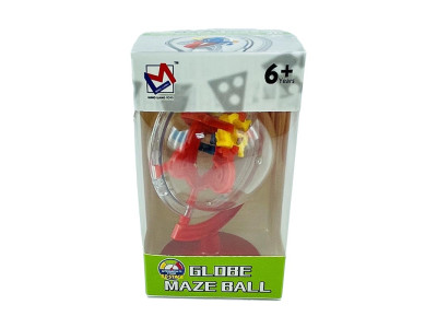 3D шар-головоломка Maze Ball магічний шар на 50 ходів 1735-A_Red