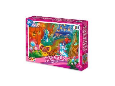 Пазли 20168 260 ел. (12 шт.) Лео "Чарівний ліс" в кор-ці 28-195-38см 20168