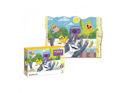 Пазл Замрійливий котик 30 елементів 300544