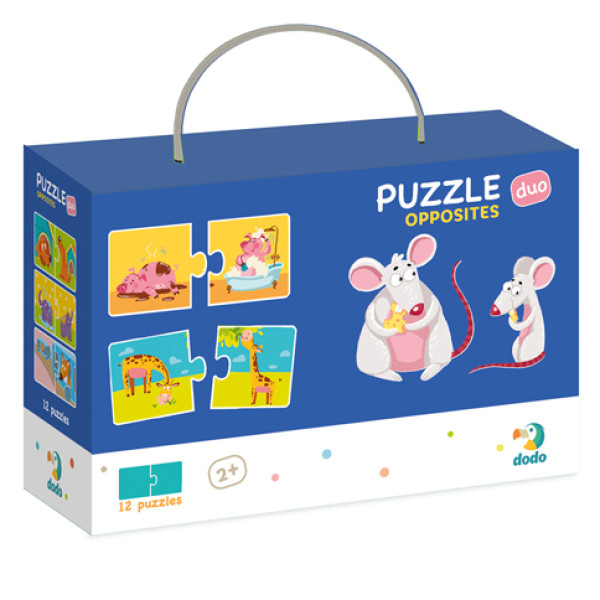 Пазл DoDo Протилежності 12 пазлів по 2 елементи 300151