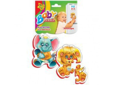 Baby пазли 2 в 1 "Зоопарк" VT1501-07