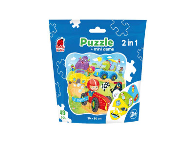 Пазл Vladi Toys 2 в 1 Машини Roter Kafer у дой-пак упаковці RK1140-03