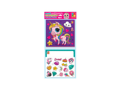 Набір для творчості Райдужні єдиноріжки Vladi toys 4 в 1 VT4210-13