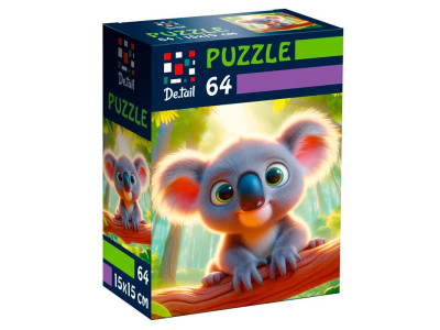 Пазл De.tail Коала на гілці 64 деталі DT1234-18
