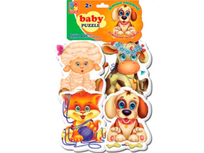 Пазли дитячі Vladi Toys "Домашні улюбленці" мякі VT1106-81 Пазли дитячі Vladi Toys "Домашні улюбленці" мякі VT1106-81