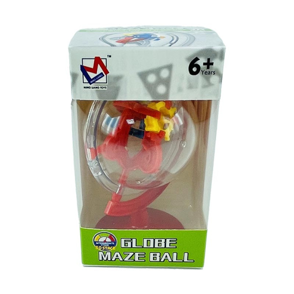 3D шар-головоломка Maze Ball магічний шар на 50 ходів 1735-A_Red