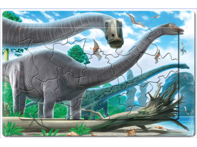 Гра-головоломка "Диплодок" пазл Ен.6379