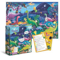 Пазл DoDo Шукай та знаходиш «Країна динозаврів» 100 елементів 300669 Пазл DoDo Шукай та знаходиш «Країна динозаврів» 100 елементів 300669