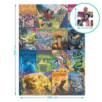 Пазл Dodo Harry Potter Книжкові обкладинки 250 елементів 200657