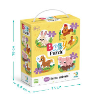Пазл Dodo Baby puzzle Сільські тварини 4 в 1 300686