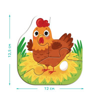 Пазл Dodo Baby puzzle Сільські тварини 4 в 1 300686
