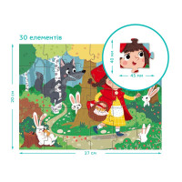 Пазл Dodo Червона шапочка 30 елементів 300694 Пазл Dodo Червона шапочка 30 елементів 300694