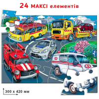 Пазл Машини помічники 24 елементів Ен.8359