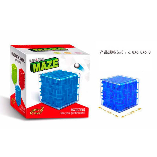 Головоломка 3D-лабіринт куб у коробці 68*68*68см F-1
