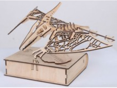 Дерев'яний 3D Пазл-Конструктор "Птеродактиль" Дерев'яний 3D Пазл-Конструктор "Птеродактиль"