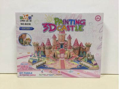 3D пазли "PRINTING 3D CARRIAGE" будиночки R107 (999-107)