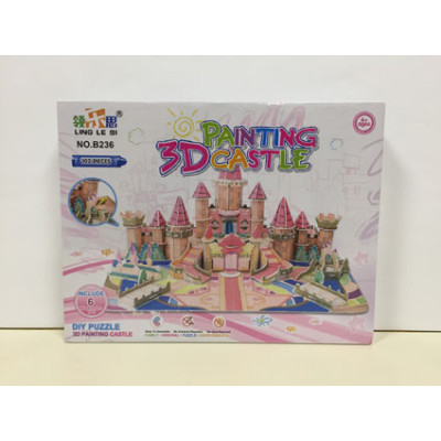 3D пазли "PRINTING 3D CARRIAGE" будиночки R107 (999-107)