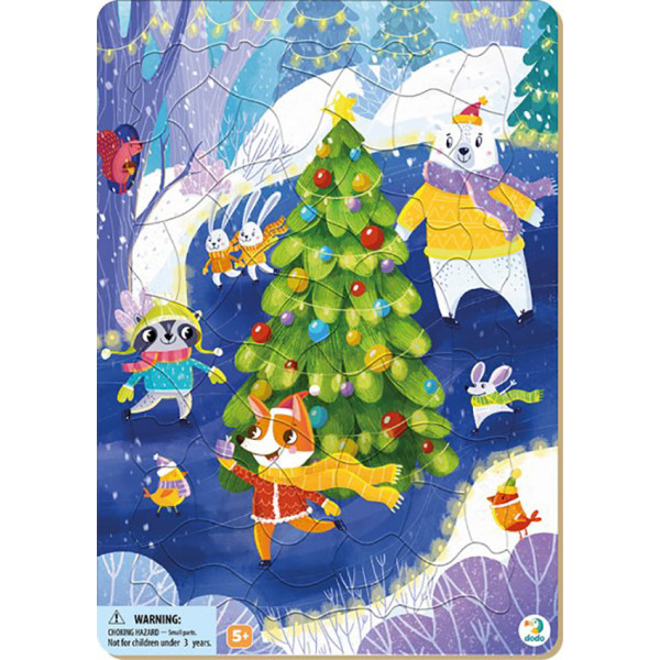 Пазл з рамкою "Звірята на ковзанах" 300266 Пазл з рамкою "Звірята на ковзанах" 300266