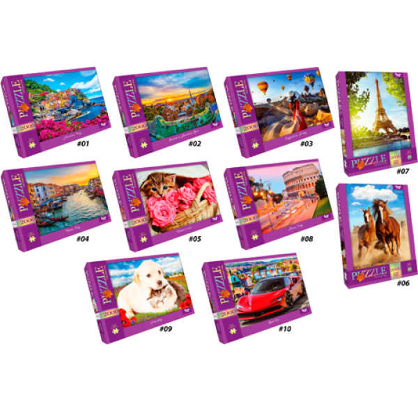 Пазл Danko Toys 2000 елементів C2000-01-01020304...10