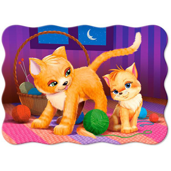 Пазли "Кішка і кошеня" 30 елементів 03709 Пазли "Кішка і кошеня" 30 елементів 03709