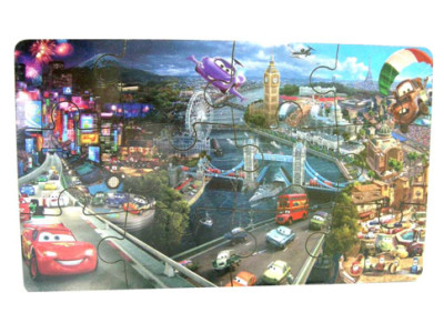 Пазл деревяний з підложкою: Робокар Поли SP0347