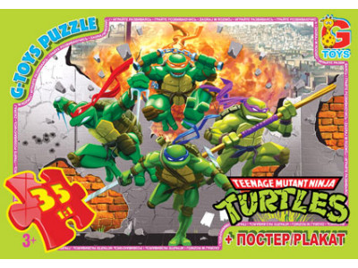 G-Toys 35 ел. "Черепашки Нінзя" MN002