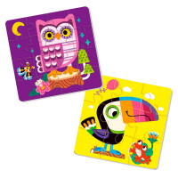М'які пазли Vladi Toys Foam puzzles 2in1 "Birds" з птахом RK6050-03